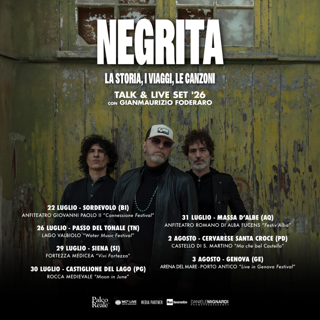 LA STORIA I VIAGGI LE CANZONI TALK LIVE SET 2026 Negrita 